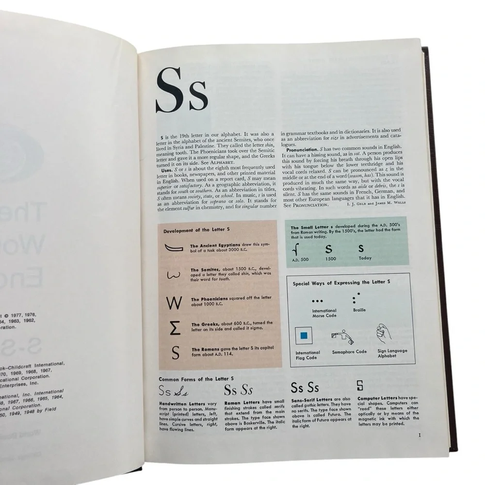 World Book Encyclopedia S-SN #17 1979 Childcraft Inc. Black Brown Gold Hardcover